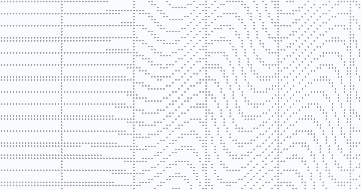 Continuous trajectories changing configuration across a transition threshold.