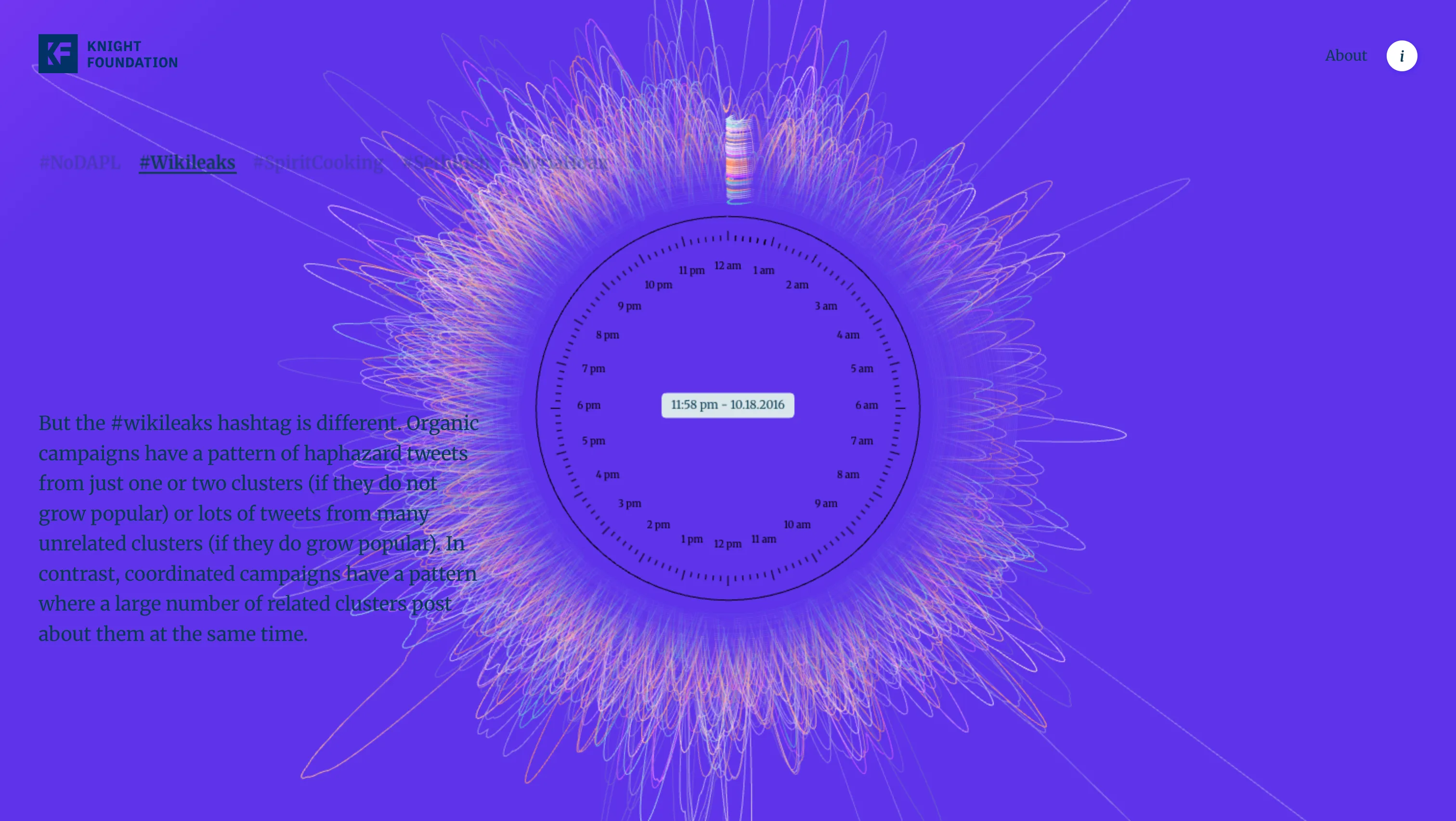 Disinformation Campaigns on Twitter project screenshot
