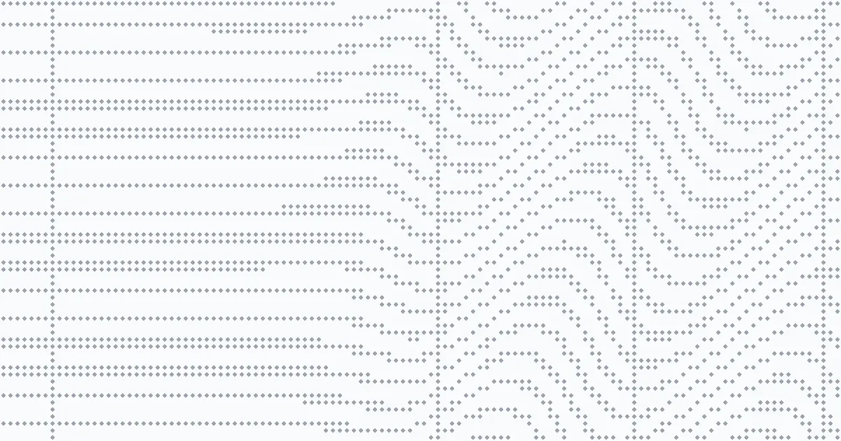 Continuous trajectories changing configuration across a transition threshold.