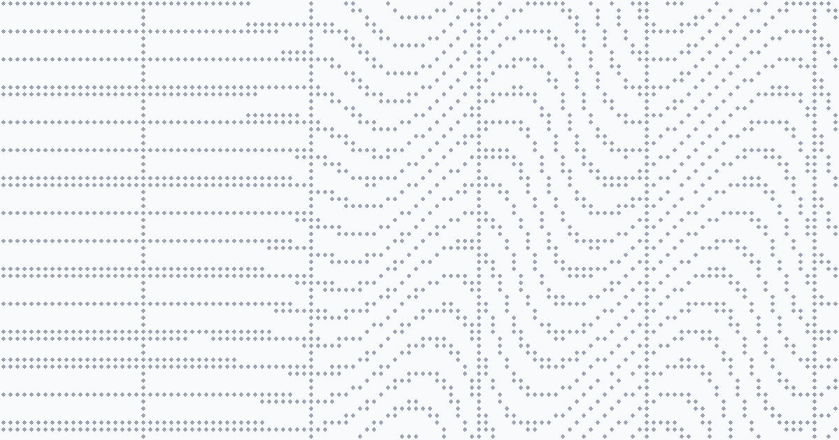 Continuous trajectories changing configuration across a transition threshold.