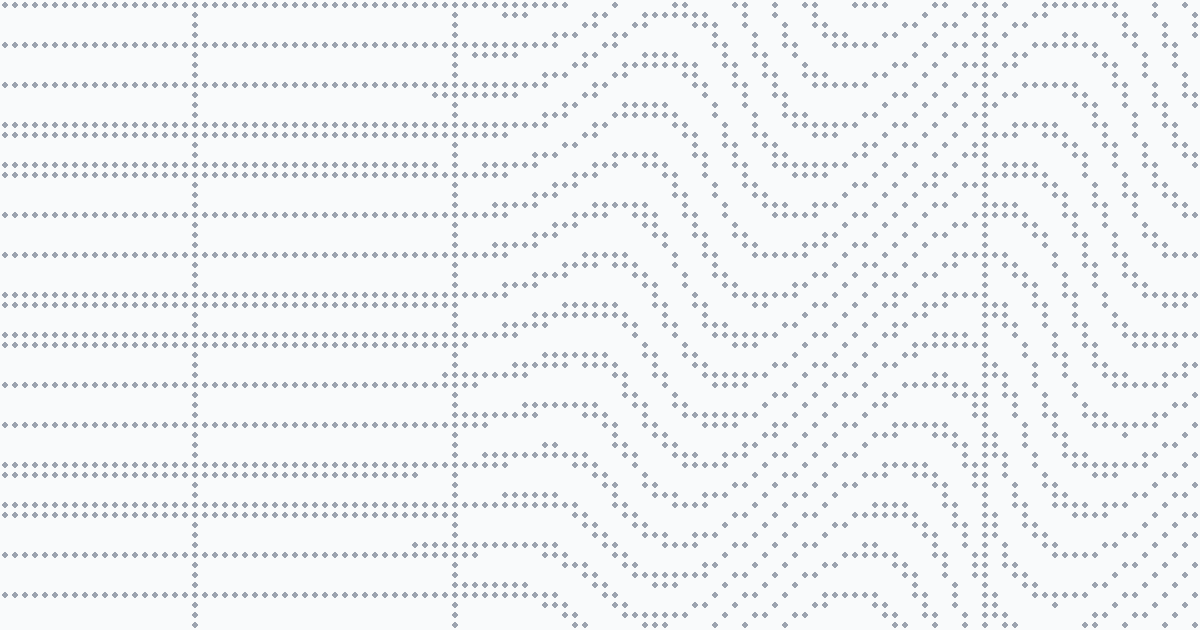 Continuous trajectories changing configuration across a transition threshold.